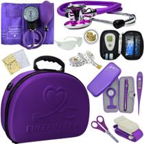 Kit Enfermagem Maleta Exclusiva Top Super Luxo Completa Full