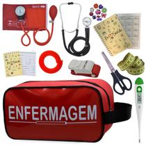 Kit Enfermagem Profissional Glicose Estagio Saude Completo