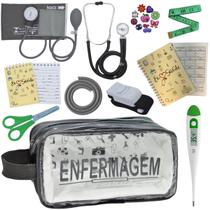 Kit Enfermagem Profissional Glicose Estagio Saude Completo