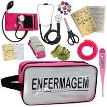 Kit Enfermagem Profissional Glicose Estagio Saude Completo