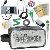 Kit Enfermagem Profissional Glicose Estagio Saude Completo