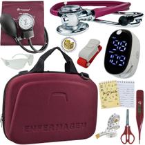 Kit Enfermagem Super Luxo Maleta Exclusiva Completa