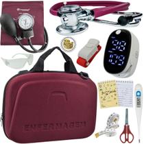 Kit Enfermagem Super Luxo Maleta Exclusiva Completa