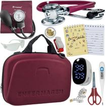 Kit Enfermagem Super Luxo Maleta Exclusiva Completo