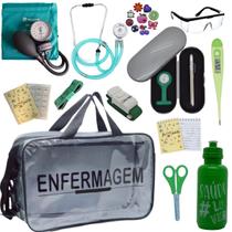 Kit Enfermagem Top Cores Premium Completo Estagio Estetoscopio Aparelho de Pressao Enfermagem - PREMIUM, P.A. Med, Incoterm