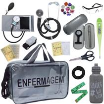 Kit Enfermagem Top Cores Premium Completo Estagio Estetoscopio Aparelho de Pressao Enfermagem