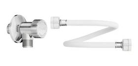 Kit Engate Flexível 40 Cm Pvc Regulador Vazão 1/2 Censi 7119