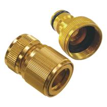 Kit engate rapido ajax alumínio 1/2" para mangueiras + conector para torneira 3/4' com encaixe 1/2" Kit engate rapido ajax alumínio 1/2" para mangueiras + conector para torneira 3/4' com encaixe 1/2"