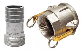 Kit Engate Rápido Alumínio 4 Polegadas Completo