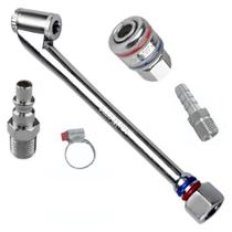 Kit Engate Rápido Bico Duplo De Encher Pneu Pino Engate Kit Engate Rápido Bico Duplo De Encher Pneu Pino Engate
