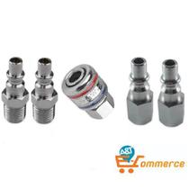 Kit Engate Rápido Com 5 Peças - Para Ar Comprimido 1/4