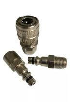 Kit Engate Rápido Fêmea 1/4 Com 1 Pino Macho E 1 Pino Fêmea