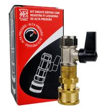 Kit Engate Rápido Sigma Tools com Registro para Lavadoras de Alta Pressão Kit Engate Rápido Sigma Tools com Registro para Lavadoras de Alta Pressão