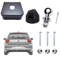 Kit Engate Tomada 6 Vias + Chapa Acabamento Universal 8,5cm