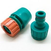 Kit engates rápido macho femea p mangueira torneira jardim 1/2 - tramontina