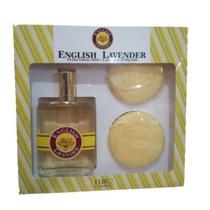 Kit English Lavender (Deo Colônia 100ml + 2 Sabonetes 60g cada) - Euro Cosmetic