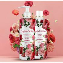 Kit English Rose Mahogany Shampoo 500ml + Condicionador 500ml