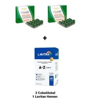 Kit engorda 2cx cobaglobal 20comp + lavitan 60comp