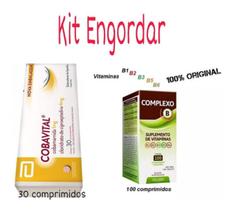 Kit Engordar Cobavital 30comp + Complexo B 100comp - abott