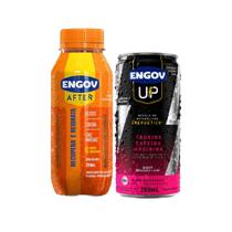 Kit Engov After Tangerina 250ml + Engov Up Morango e Kiwi Lata 269ml