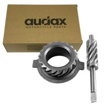 Kit Engrenagem Com Pinhao do Velocimetro Ferro Biz 100/Titan 125