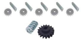 Kit Engrenagem Nylon Rosca S/fim P/5 Espeto Giratório