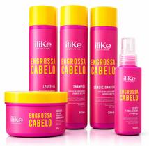 Kit Engrossa Cabelo iLike 5 Passos Volume e Fortalecimento Kit Engrossa Cabelo iLike 5 Passos Volume e Fortalecimento