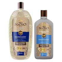 Kit engrossador antiqueda tio nacho shampoo 950ml + cond 415ml