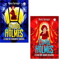 Kit Enola Holmes O Caso Dos Buquês Bizarros + O Caso Da Senhorita Canhota (Vol. 2 E 3) Capa Nova - Verus