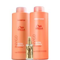 Kit Enrich Shampoo, Condicionador e Oil Reflections - Wella Kit Enrich Shampoo, Condicionador e Oil Reflections - Wella
