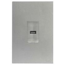 Kit Entrada Usb 2.A Vertical 4X2 Brs12330-7Pr