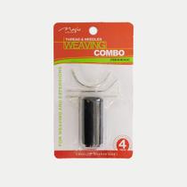 Kit Entrelace Com 3 Agulhas + 1 Fio De Linha Lastex 10m