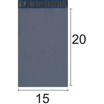 Kit Envelope de Segurança com 100 unidades embalagem cinza auto colante - Varias medidas