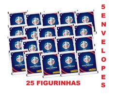 Kit Envelopes com Figurinhas da Copa América 2024 Conmebol Usa