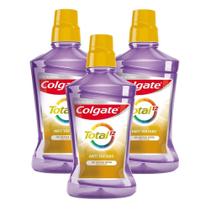 Kit Enxaguante Bucal Colgate Total 12 Anti Tartar 500ml com 3 unidades Kit Enxaguante Bucal Colgate Total 12 Anti Tartar 500ml com 3 unidades