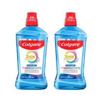 Kit Enxaguante Bucal Colgate Total 12 Clean Mint 1L com 2 unidades Kit Enxaguante Bucal Colgate Total 12 Clean Mint 1L com 2 unidades