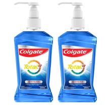 Kit Enxaguante Bucal Colgate Total 12 Clean Mint 2L com 2 unidades Kit Enxaguante Bucal Colgate Total 12 Clean Mint 2L com 2 unidades