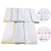 Kit Enxoval Bebe 13 Peças Pinte e Borde Com 5 Panos Boca 5 Fraldas 3 cueiros Com Crochê Em Toda a Volta 100% Algodão Maternidade Kit Enxoval Bebe 13 Peças Pinte e Borde Com 5 Panos Boca 5 Fraldas 3 cueiros Com Crochê Em Toda a Volta 100% Algodão Maternidade