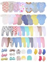 Kit Enxoval Bebe Completo 34 Peças Menino E Menina Algodao