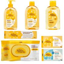 Kit Enxoval Bebe e João Maria Sabonete Shampoo Colonia Cimed