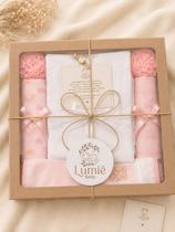 Kit Enxoval Bebê Essencial Lumiê Baby 10 Itens Algodão Toque de Seda