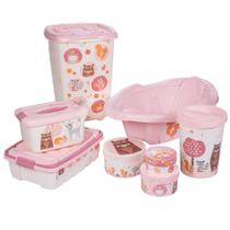 Kit Enxoval Bichinhos - Rosa