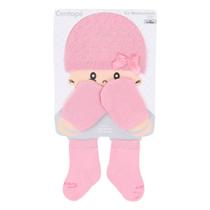 Kit Enxoval Centopé Menina - 03 peças Kit Enxoval Centopé Menina - 03 peças