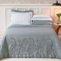 Kit Enxoval Completo 6 Peças King Bordado Versátile Duo Hipercal 180 Fios Juma