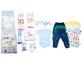 Kit enxoval para bebê 18 peças menino