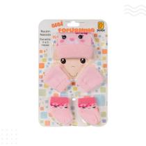 kit enxoval para bebê touca, luva e meia - Duck Meias