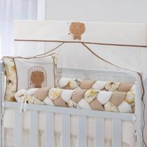 kit enxoval para MINI berço modelo de trança safari bege neutro kit enxoval para MINI berço modelo de trança safari bege neutro