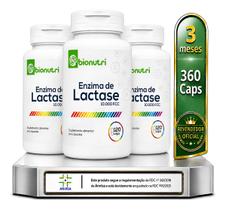 Kit Enzima Lactase Bionutri 3x 120 Cápsulas 10.000 Fcc Kit Enzima Lactase Bionutri 3x 120 Cápsulas 10.000 Fcc