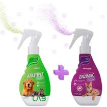 Kit EnziMac Gatos 150ml Afaste Pet 150ml Kit EnziMac Gatos 150ml Afaste Pet 150ml