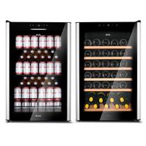 Kit EOS Beer & Wine: Cervejeira EOS Bierhaus 115 Litros Frost Free com Compressor ECE131 220V + Adega Climatizada 49 Garrafas EOS Sommelier com Pai... Kit EOS Beer & Wine: Cervejeira EOS Bierhaus 115 Litros Frost Free com Compressor ECE131 220V + Adega Climatizada 49 Garrafas EOS Sommelier com Pai...